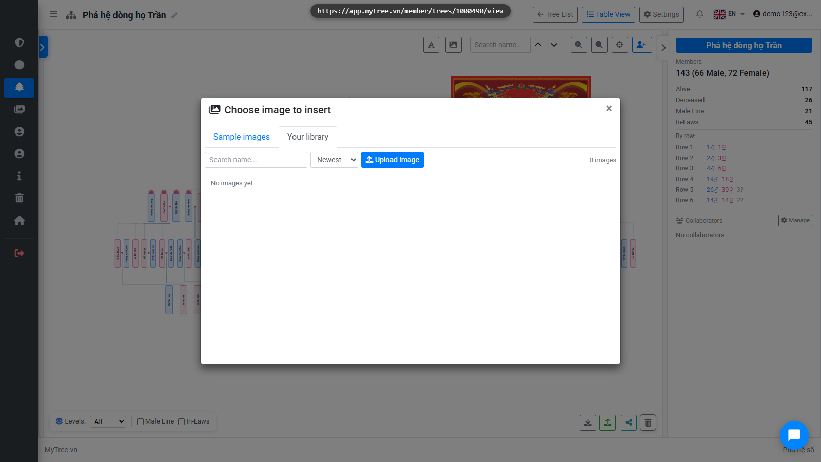 Upload Image to Library